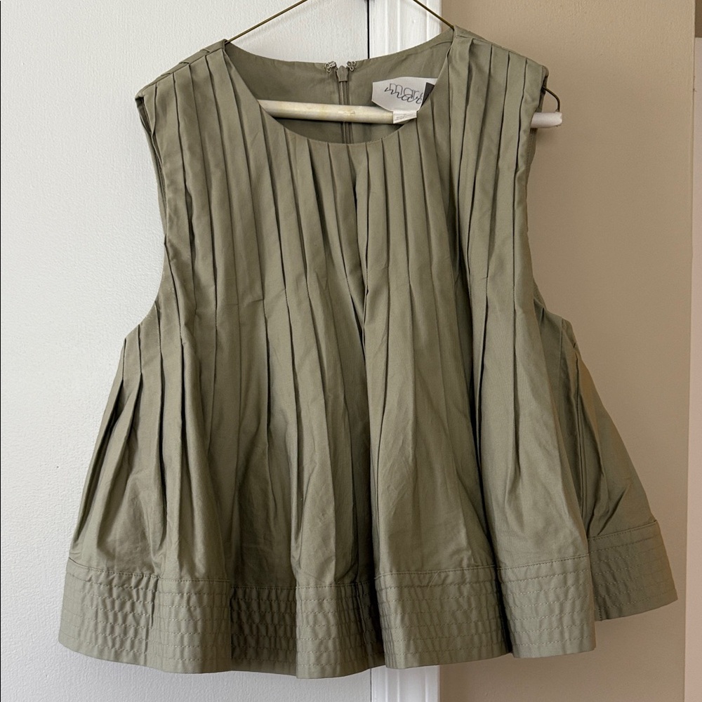 Mare Mare Olive Sleeveless Top